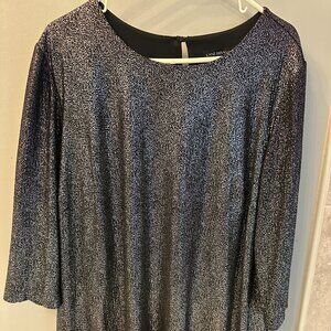 Layne Bryant Black Shimmer Mini Dress- 22/24